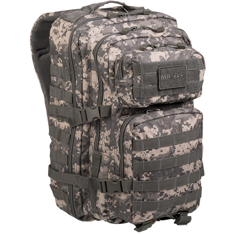 Рюкзак Mil-Tec тактичний ПІКСЕЛЬ, 36л MOLLE, US Asault Pack II AT-digital (Розмер В51 х Ш29 Г28 см)